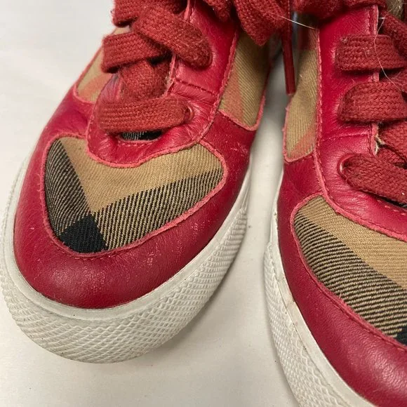 Burberry 'Merrison' Kid's High Top Sneaker - Size 34